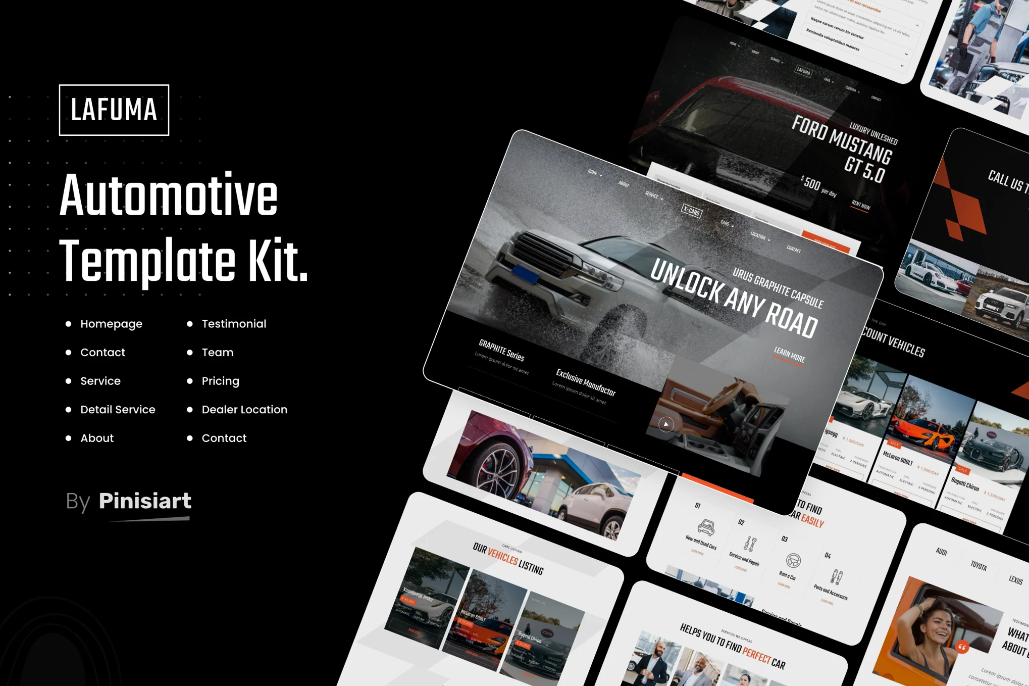 Lafuma - Car Rental & Car Dealerships Elementor Template Suite - Photon Flux | Professional WordPress Repair Service, Global Reach, Fast Response