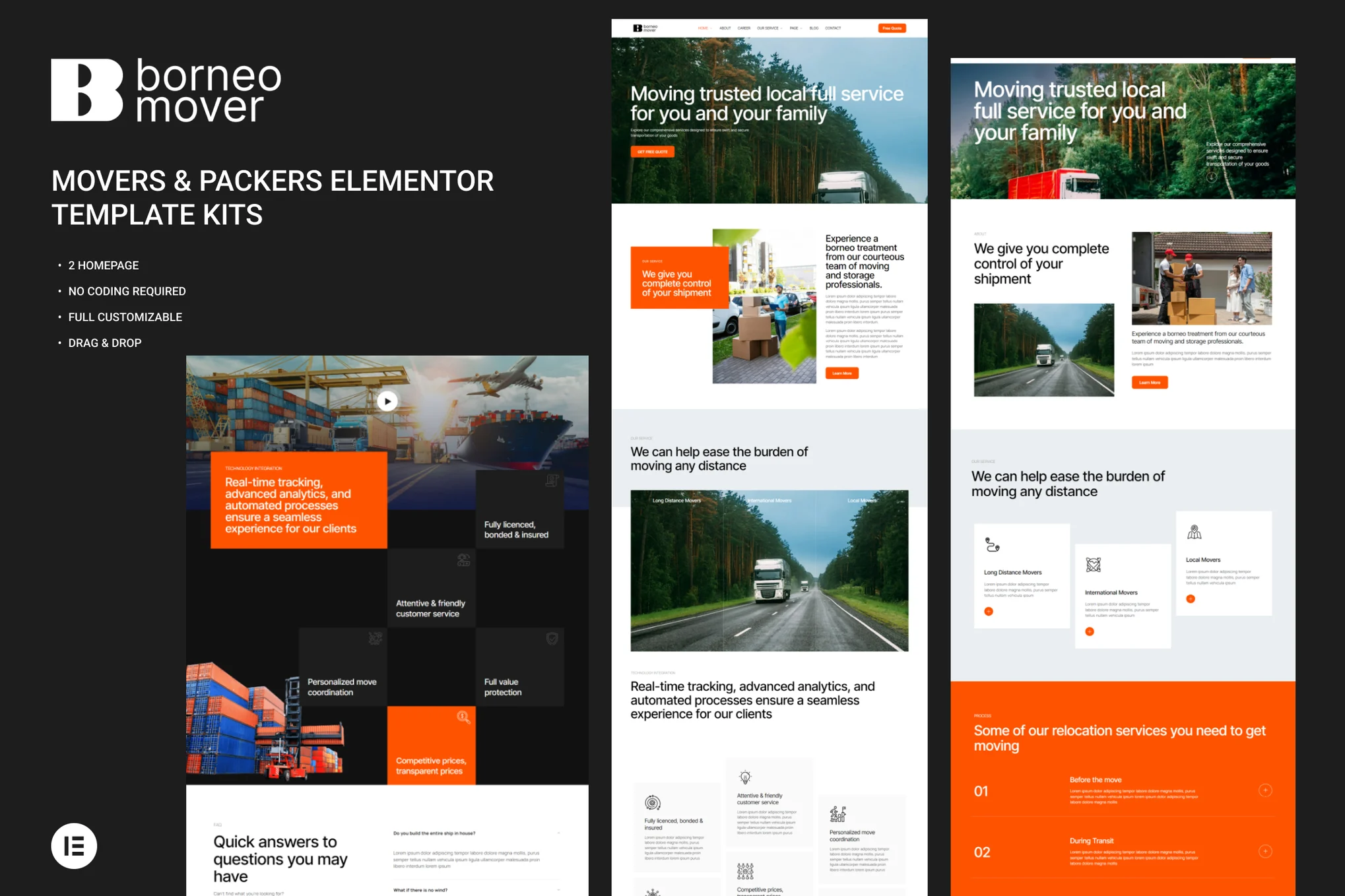 Borneo - Moving & Packing Elementor Pro Template Suite - Photon Flux Network | Professional WordPress Repair Service, Worldwide, Fast Response