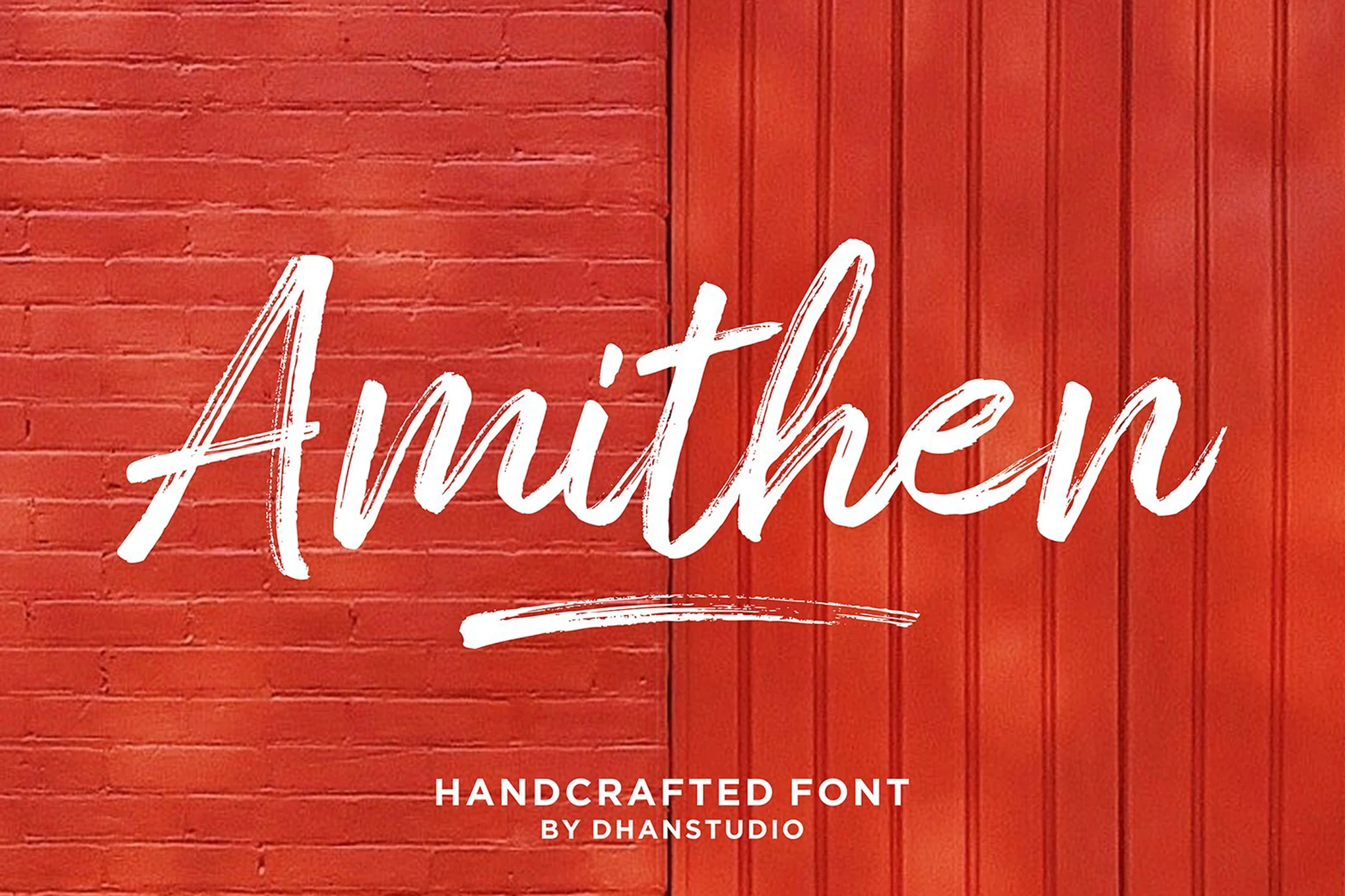 Amithen Brush Font - Brush Style Fonts - Photon Flux｜WordPressのプロフェッショナル修理サービス！