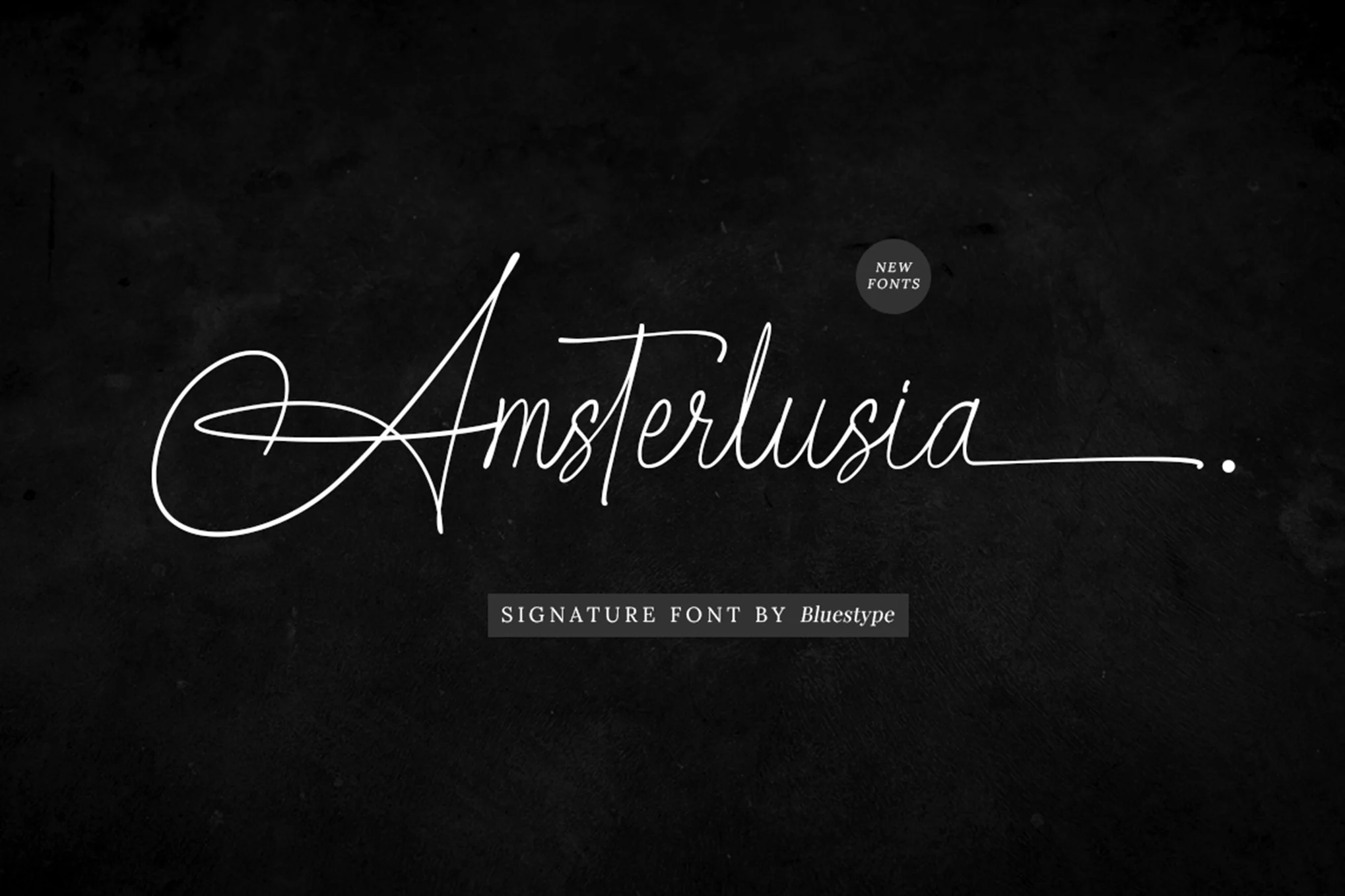 Amsterlusia - Signature Fonts - Photon Fluctuation Network | Service professionnel de réparation de WordPress, dans le monde entier, réponse rapide