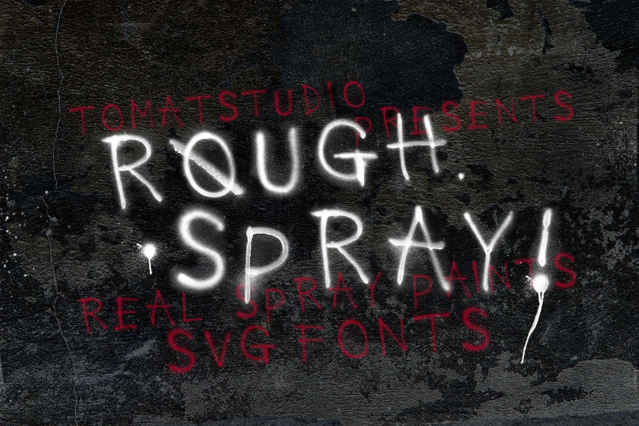 Rough Spray SVG 字体-光子波动网 | 专业WordPress修复服务，全球范围，快速响应