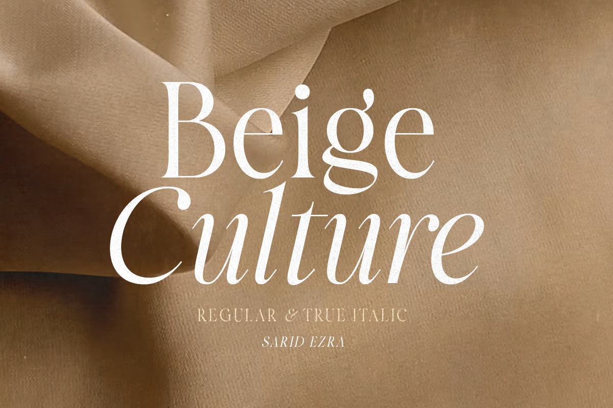 Beige Culture - Luxury Serif Fonts - Photon Volatility | Service professionnel de réparation de WordPress, portée mondiale, réponse rapide