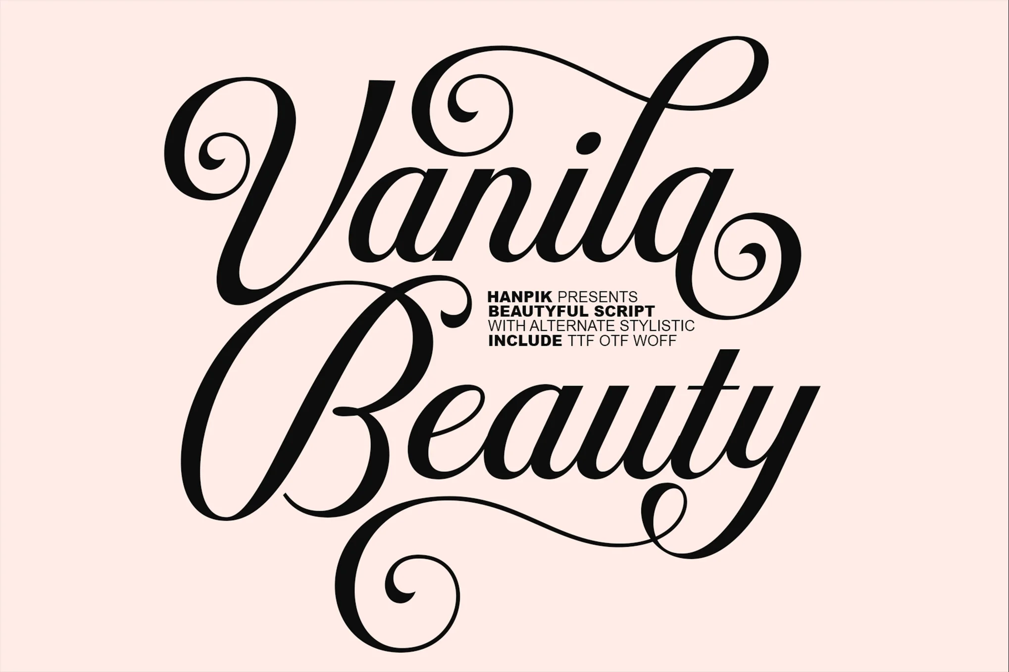 Vanila Beauty – 字体名称-光子波动网 | 专业WordPress修复服务，全球范围，快速响应