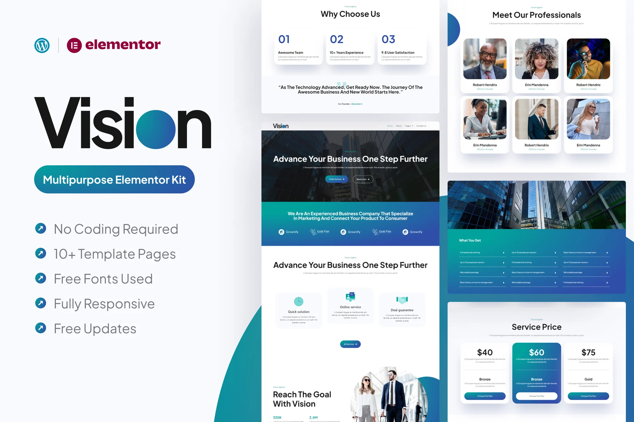 Vision - Multi-functional Elementor Pro Template Pack - Photon Flux Network | Professional WordPress repair service, worldwide, fast response