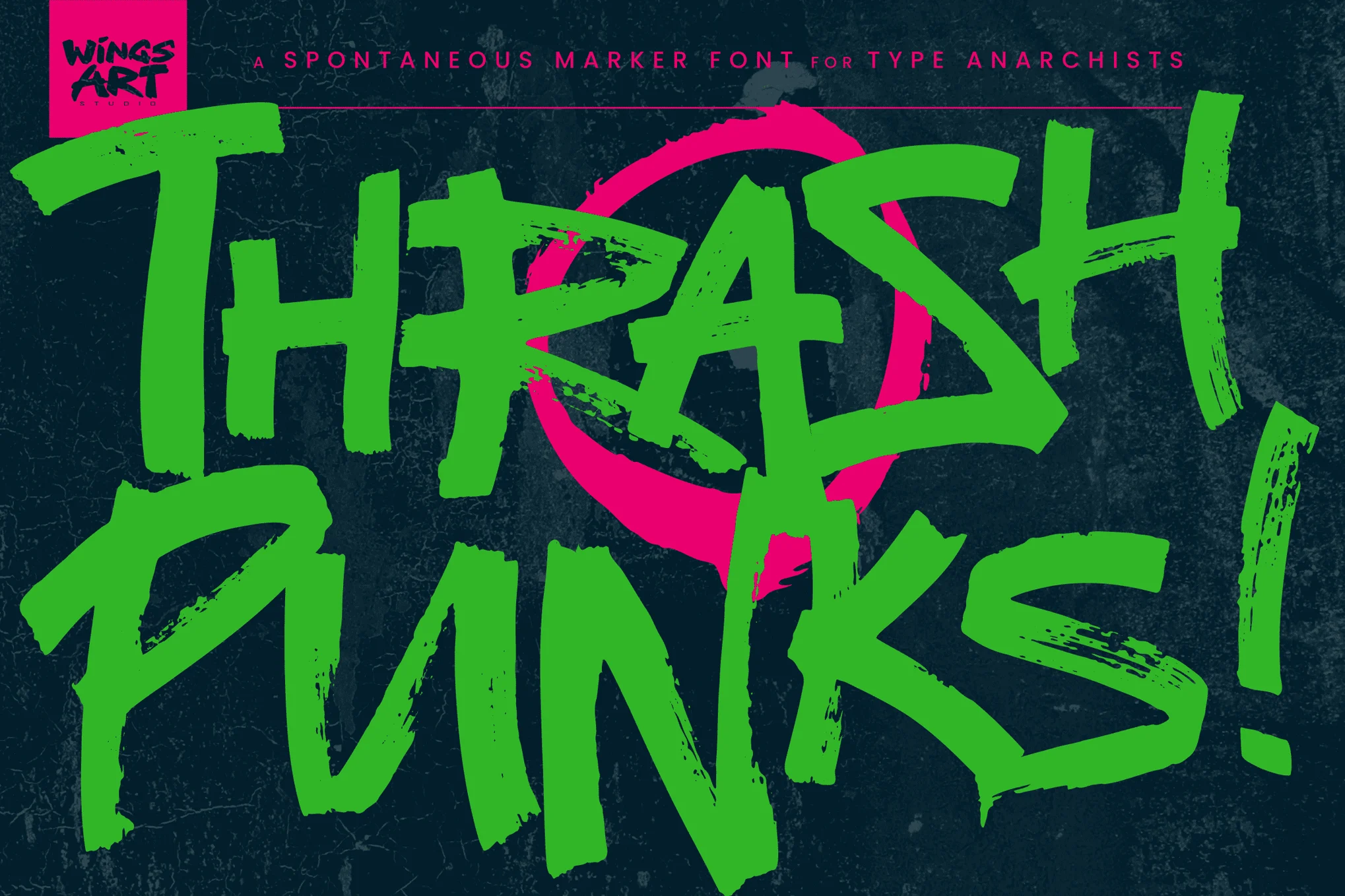 Thrash Punks: Spontaneous Marker Fonts - Photon Flux | Servicio profesional de reparación de WordPress, alcance global, respuesta rápida