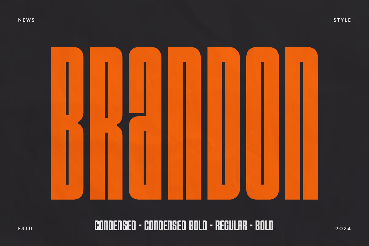 Brandon - Compressed Header Font Family - Photon Flux Network | Service professionnel de réparation de WordPress, dans le monde entier, réponse rapide