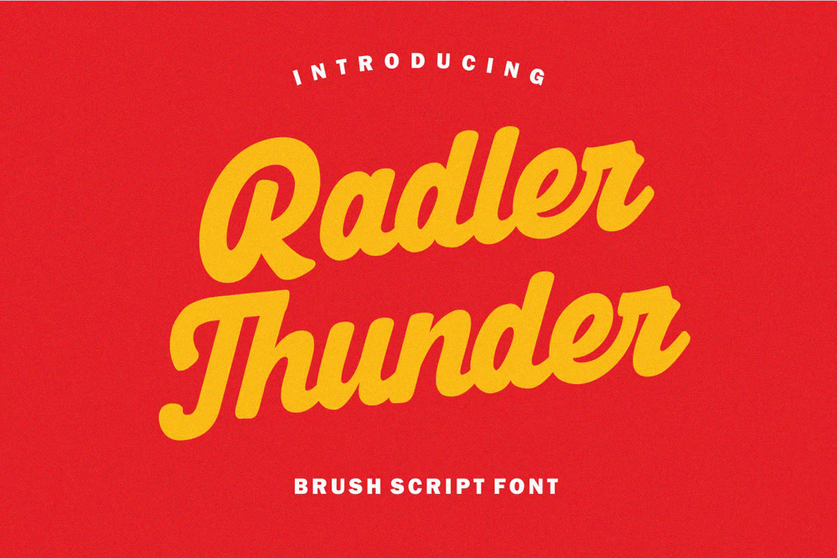 Radler Thunder - Vintage Bold Handwriting Fonts - Photon Flux | Professional WordPress repair service, worldwide, fast response