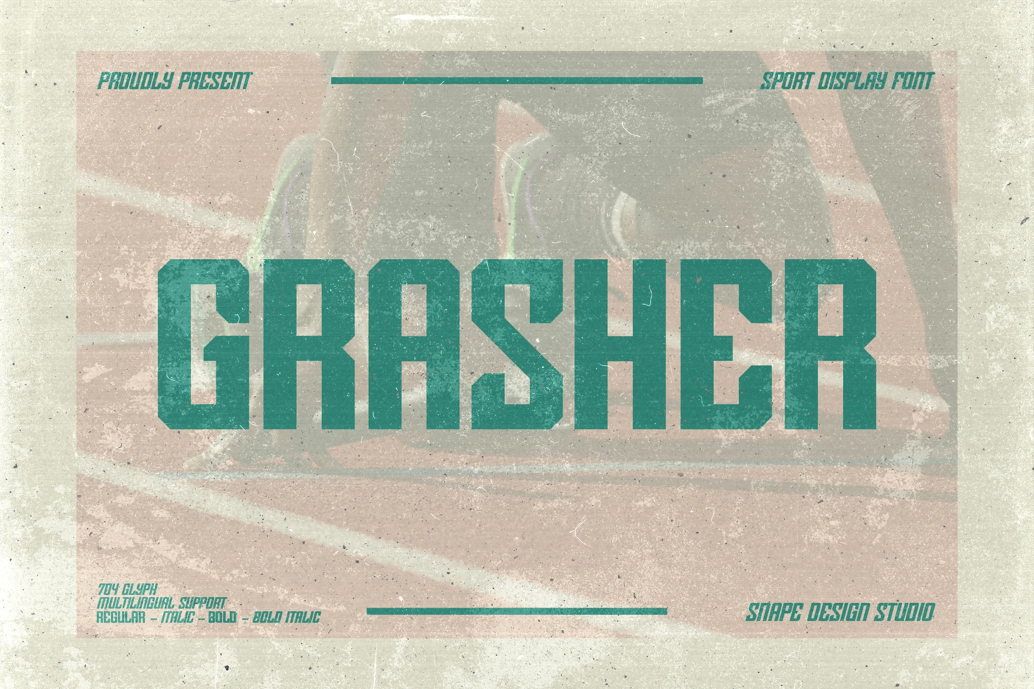 Grasher - Sport Style Fonts - Photon Flux | Professional WordPress repair service, worldwide, fast response