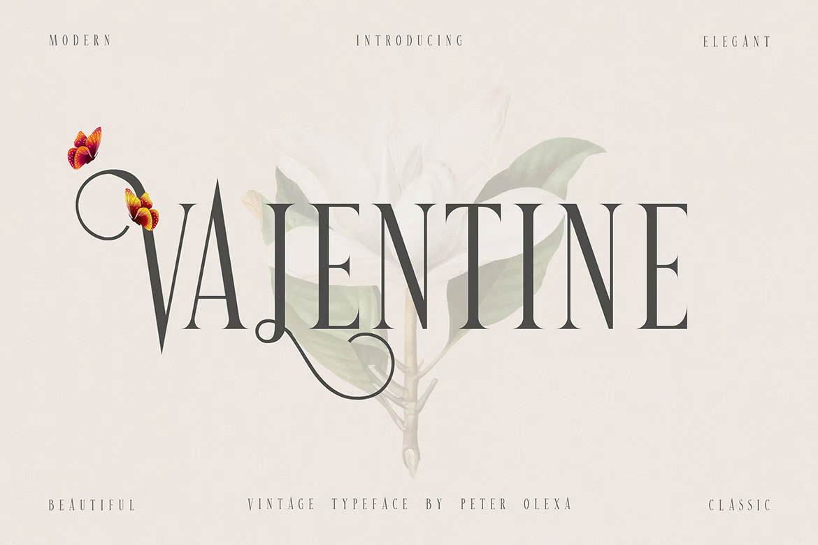 Valentine - Vintage Style Fonts - photonwave.com | Professional WordPress repair service, global coverage, fast response