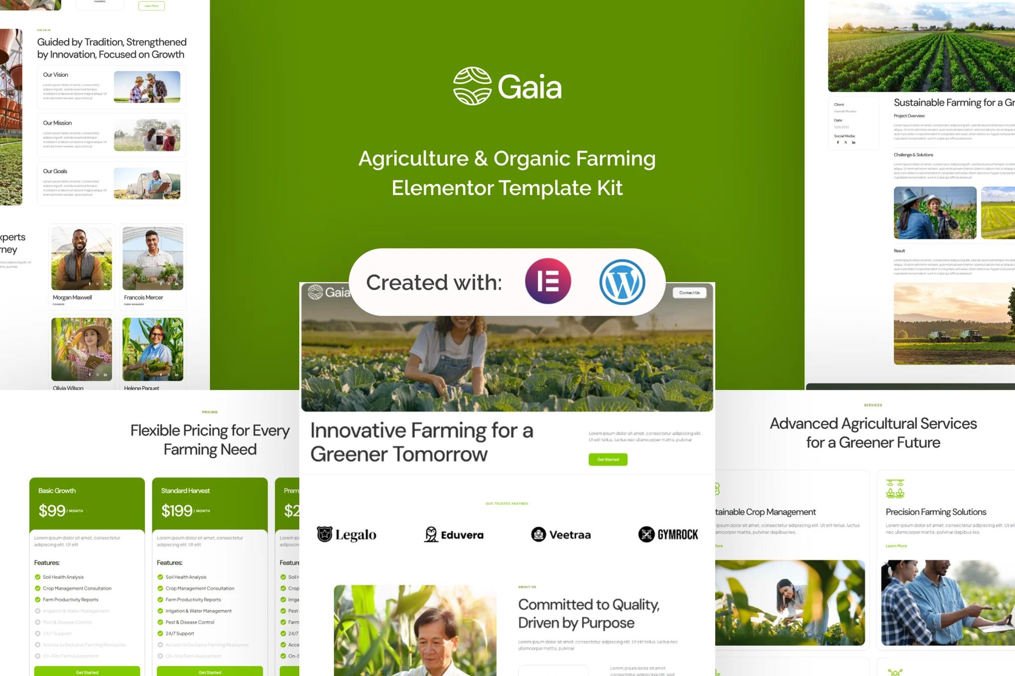 Gaia - Agriculture & Organic Farming Elementor Template Suite - Photonflux.com | Service professionnel de réparation de WordPress, portée mondiale, réponse rapide