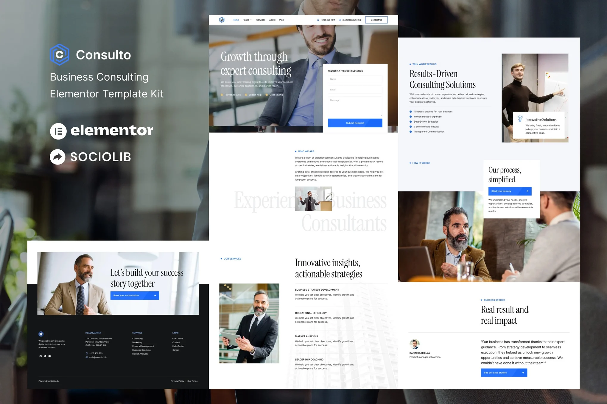 Consulto - Business Consulting & Coaching Elementor Template Suite - Photon Flux Network | Professional WordPress Repair Service, Worldwide, Fast Response