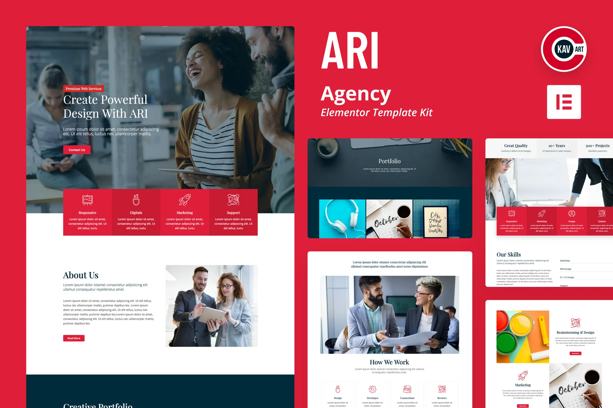 ARI - Agency Elementor Template Suite - フォトン・フラックス・ネットワーク｜プロフェッショナル・ワードプレス修理サービス、グローバルリーチ、クイックレスポンス