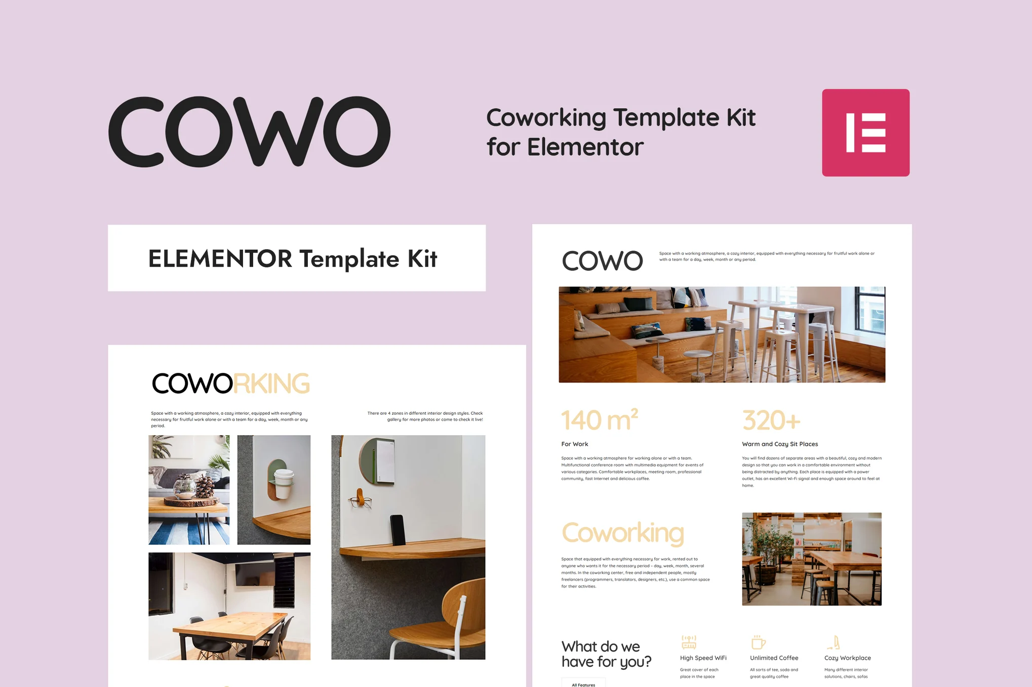 COWO - Shared Office Elementor Template Suite - PhotonWaves.com｜プロのWordPress修理サービス、グローバルリーチ、迅速な対応