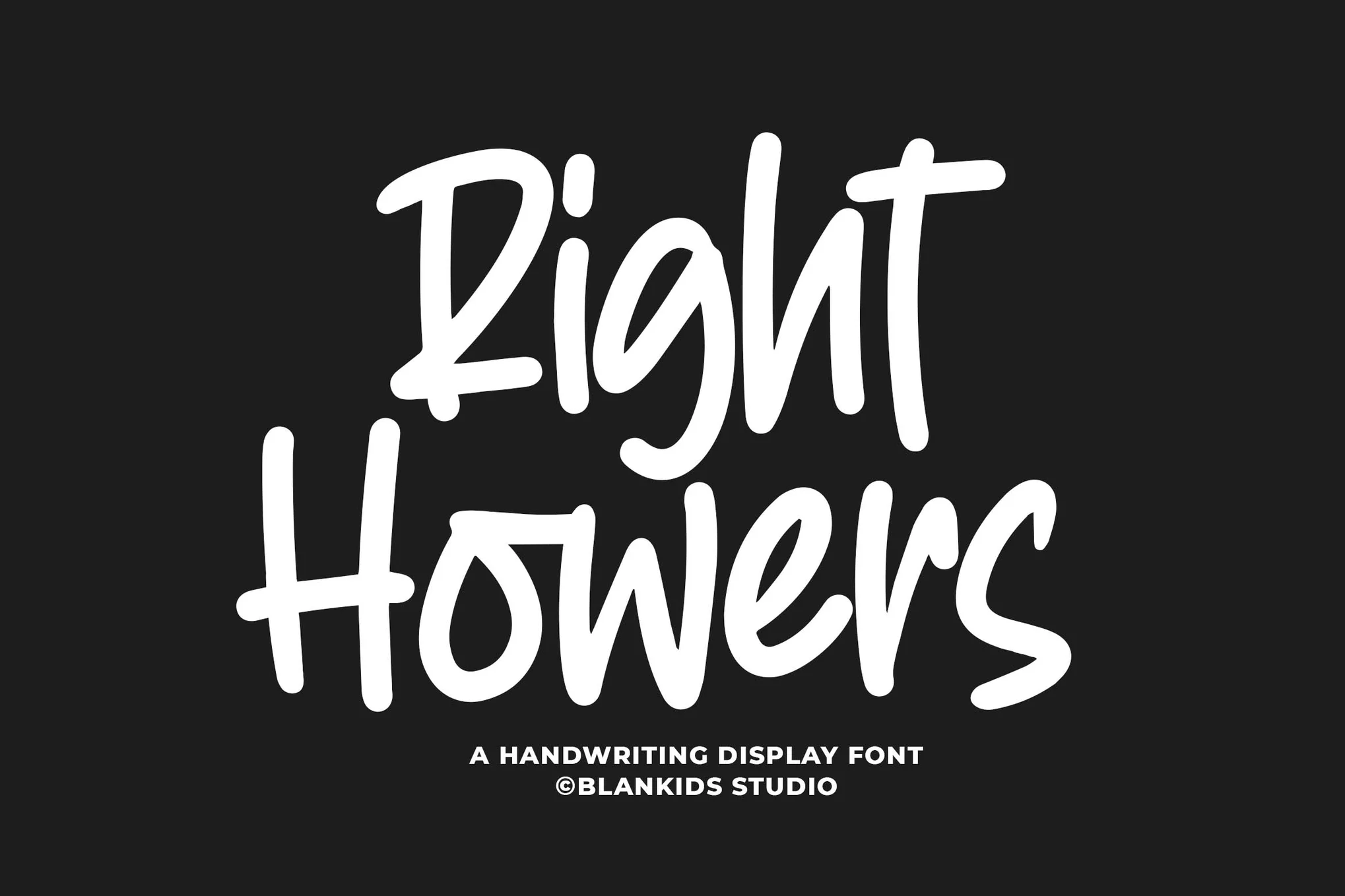 Right Howers – 手写显示字体-光子波动网 | 专业WordPress修复服务，全球范围，快速响应