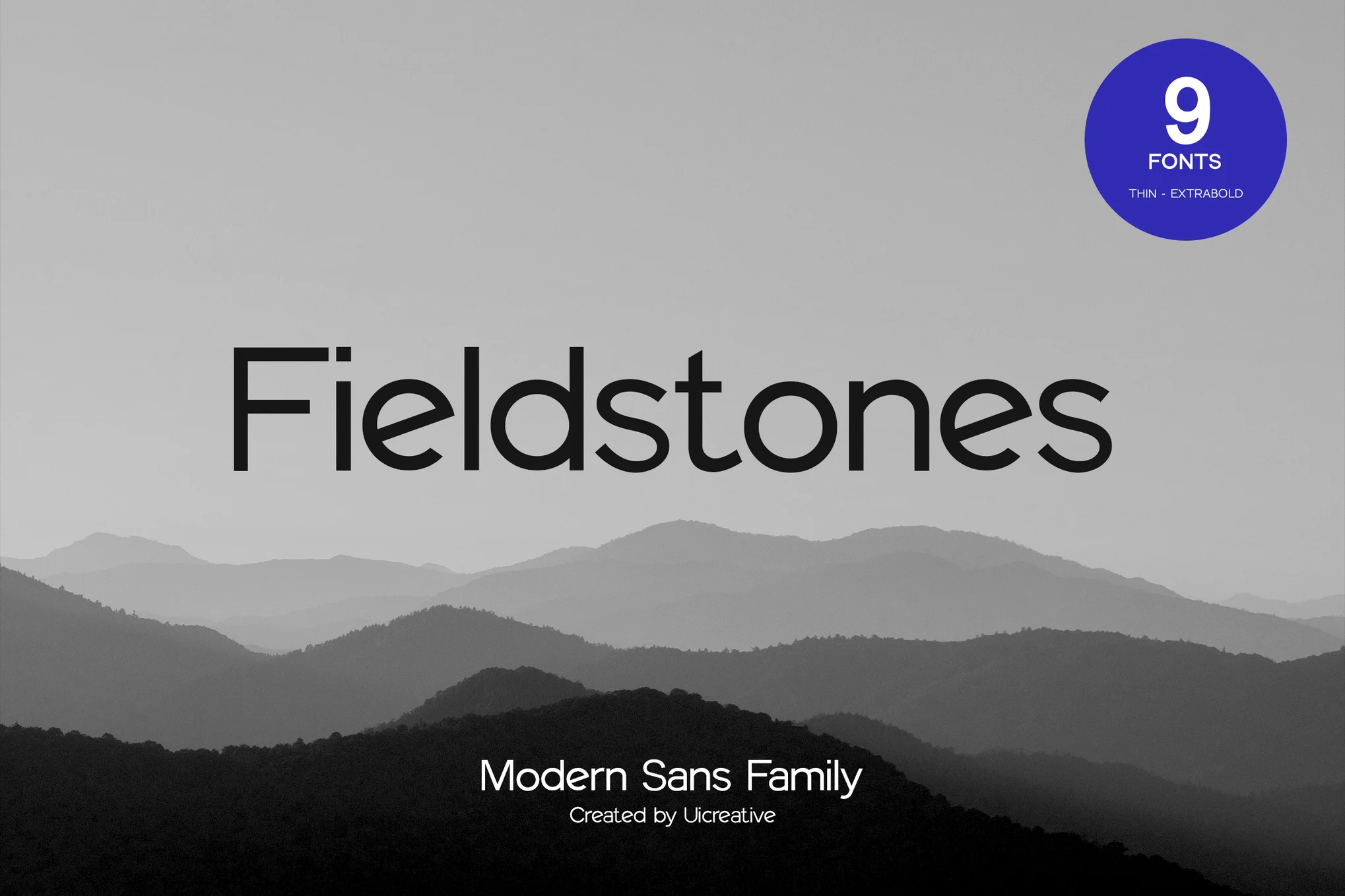 Fieldstones Modern Sans Serif 字体家族-光子波动网 | 专业WordPress修复服务，全球范围，快速响应