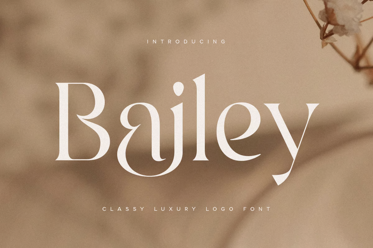 Bailey – 高级奢华标志字体-光子波动网 | 专业WordPress修复服务，全球范围，快速响应